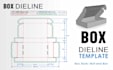 design a box cut line dieline that is ready for production