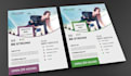 design minimalist flyer, banner and poster
