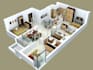 create furnished 3d floor plans