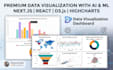create data visualization website using ai, ml and nextjs