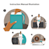 design professional step by step instruction manuals