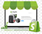 create ai powered premium one product  dropshipping store