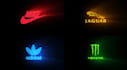 make awesome glitch neon logo intro