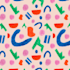 draw doodle pattern for your brand