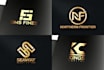 do personal identity luxury initial, monogram logo