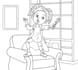 illustrate children and adult coloring book pages