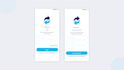 design login and registration screen for your app