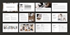 create powerpoint, google slides or canva master template for business startup