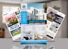 design clean real estate flyer or postcard