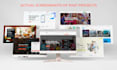 design framer website, landing page or business website