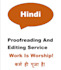 be your professional proofreader of hindi language