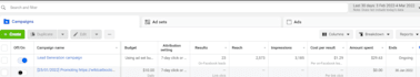 setup facebook lead generation ads campaign