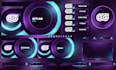 design an animated stream overlay for kick, twitch, youtube