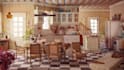 do concept art or 3d background for a game, visual novel, or stream