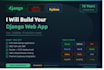 build django and fastapi web applications
