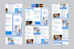 design professional trifold brochure, bi fold, canva tri fold brochure