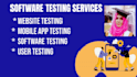 do website and mobile app testing with detailed QA report