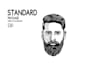 draw your face in vector line art mascot
