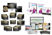 design online course mockup, digital product ecourse bundle