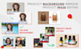 remove background, image editing for amazon ebay etsy and website