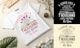 do custom graphic typography t shirt design