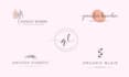 do modern, minimal and sophisticated feminine logo design