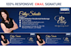 create modern email signature