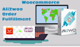 do woocommerce order fulfill work using ali2woo plugin
