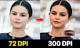 upscale image, unblur, low resolution to a high resolution