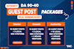 do SEO premium guest post service with high da guest post backlinks