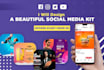 design an amazing  social media kit