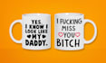 create custom mug or coffee cup designs