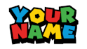 create great super mario logo with your text