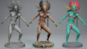 professional 3d print ready character models in stl format