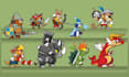design 2d game character sprite sheets and animations for mobile games