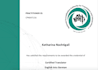 provide certified translations from english to german