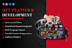 develop ott iptv streaming app for roku fire TV android TV