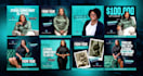 do creative social media design, post, banner ads