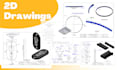 do 3d modeling, 2d drawing and concept design