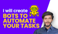 do web automation, python scripting to automate your tasks
