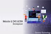 develop website with core PHP, laravel , codeigniter