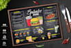 design restaurant menu, food menu and digital menu design