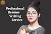 write a professional resume and linkedin profile