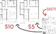draft autocad 2d drawings from your pdf, sketch or image