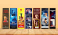 design creative and print ready bookmarks and flyers