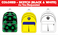 make design a bag ,handbag and work with concept