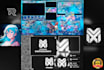 design a professional twitch overlay and stream package