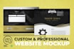create a PSD website design mockup