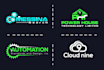 design modern, technology, tech startup, crypto logo