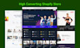 design, redesign, revamp shopify store or build shopify ecommerce website